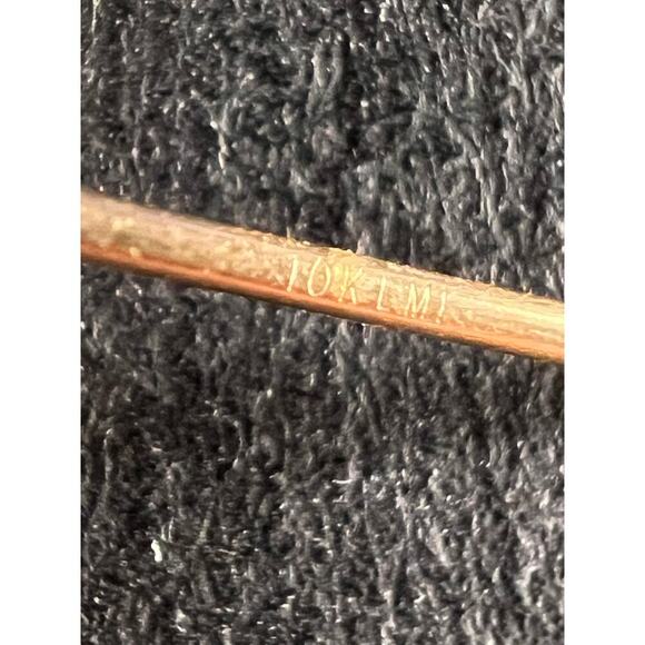 10k Yellow Gold CZ Earrings 2.45ctw - Picture 5 of 14